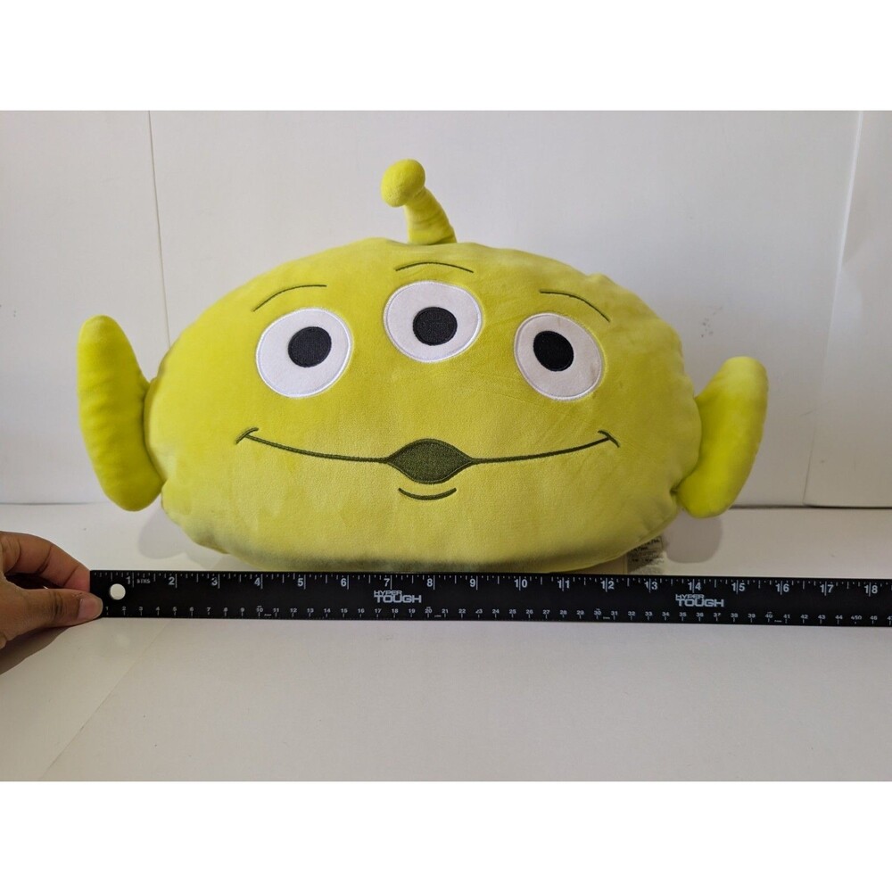 Miniso Toy Story Green Alien Stuffed Plush Toy 15.5" Pillow - Picture 5 of 11